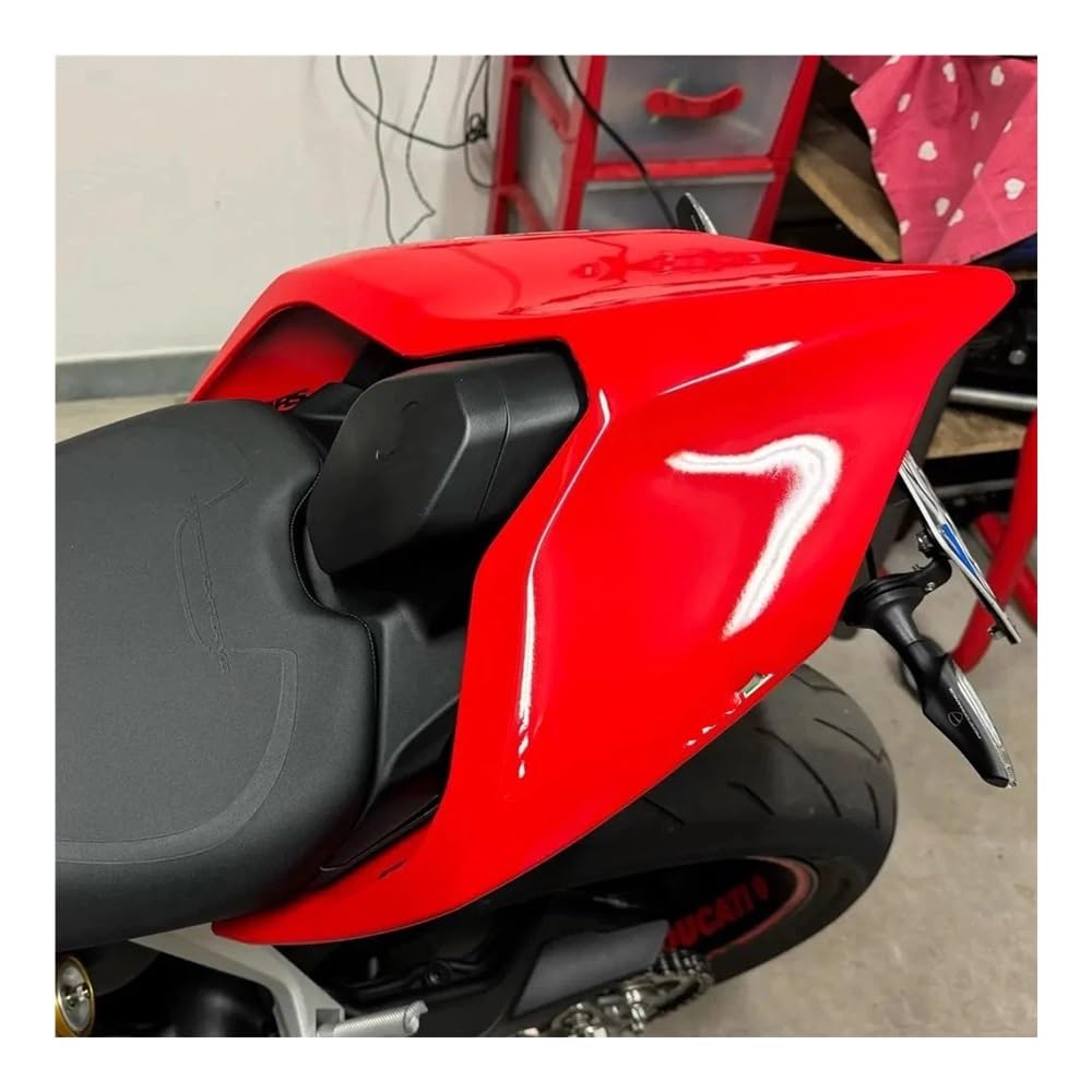 Housse Selle pour V4 V4S V4R pour Street pour Fighter V2 Section Arrière Moto Housse De Selle Carénage Supérieur Capot(Matte Black A Set)
