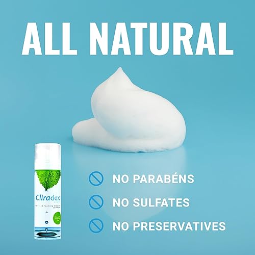 Miniatura 4 de Cliradex Espuma - Limpiador suave de párpados y acondicionador de pestañas  Limpiador facial diario y solución segura para la higiene de los