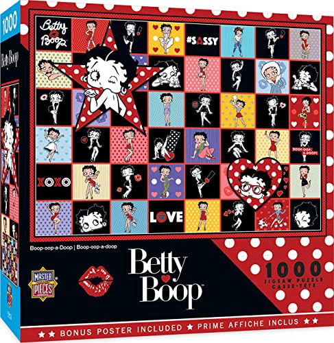 MasterPieces Rompecabezas de 1000 piezas para adultos, familia o jóvenes - Boop-OOP-A-Doop - 19.25"x26.75" miniatura 1