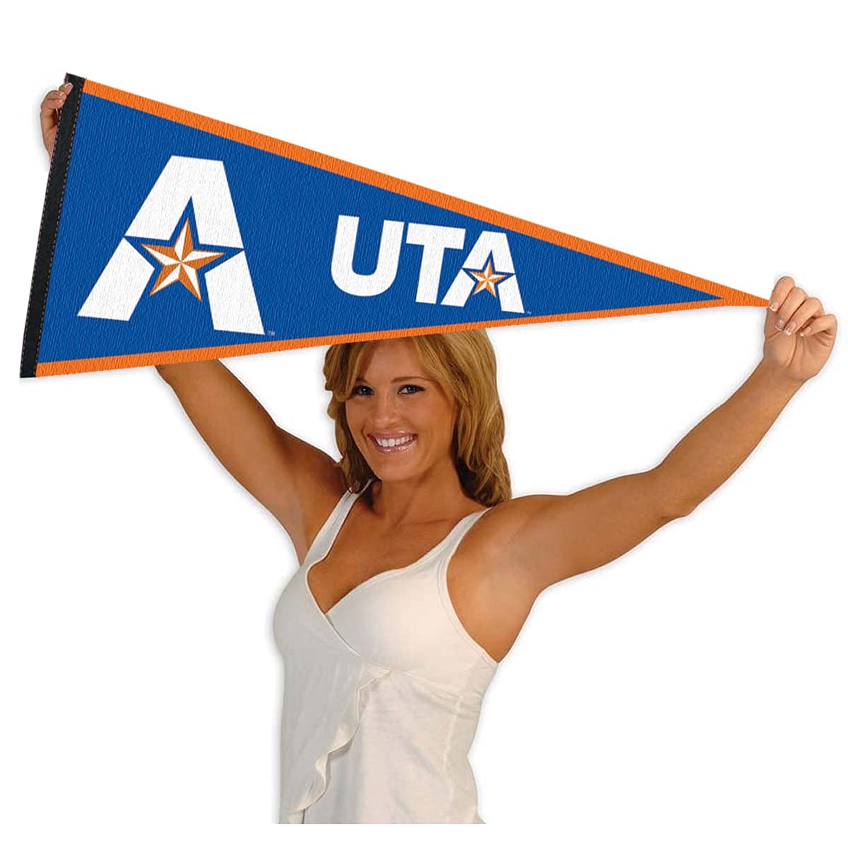 Texas Arlington Mavericks Full Size Felt Pennant - 12x30 Inch College Flag