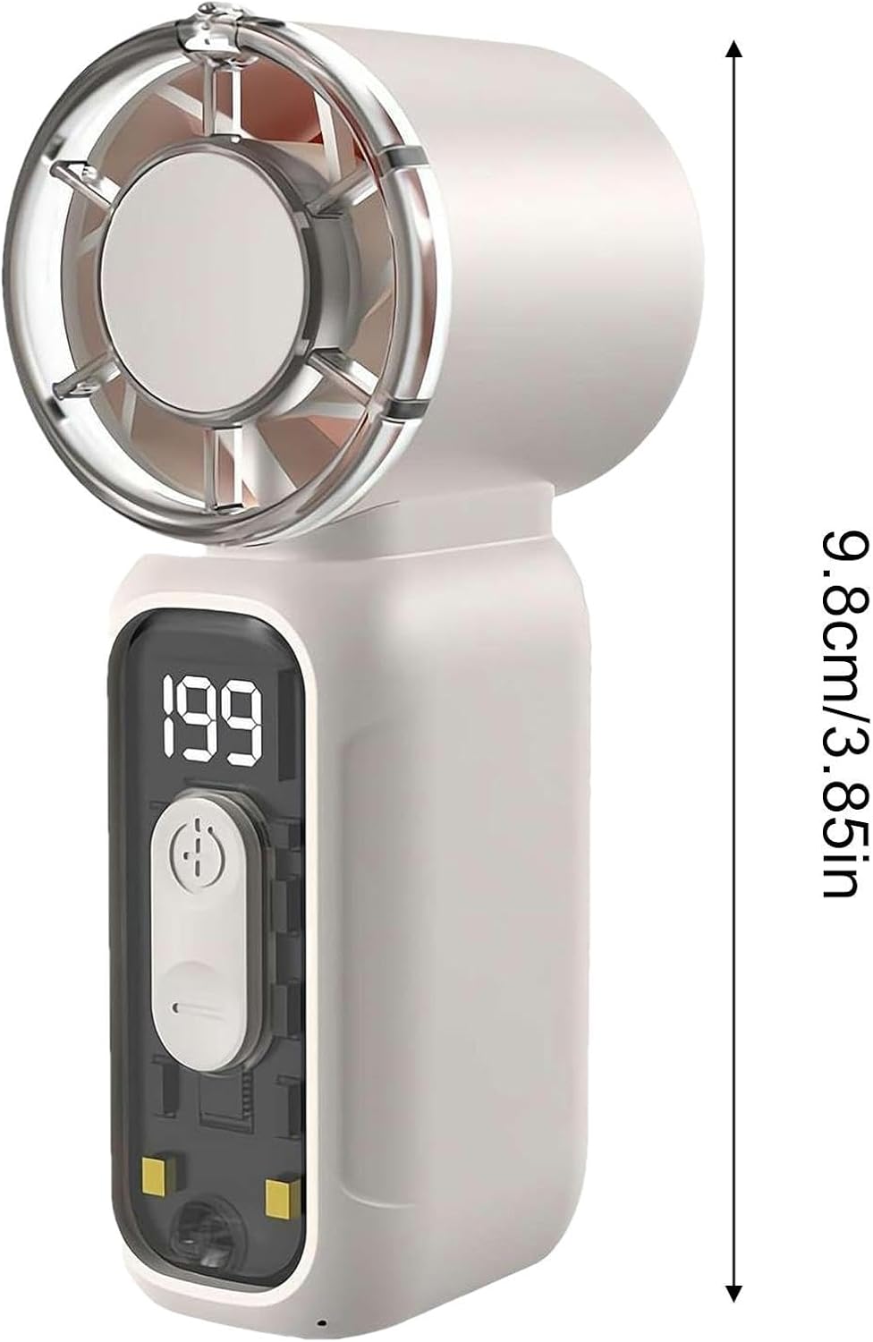Portable Fan Rechargeable Adjustable Digital Blower image 5