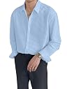 GRECIILOOKS Men's Regular Fit Casual Shirt (GL-MS-6155_Blue gallery image