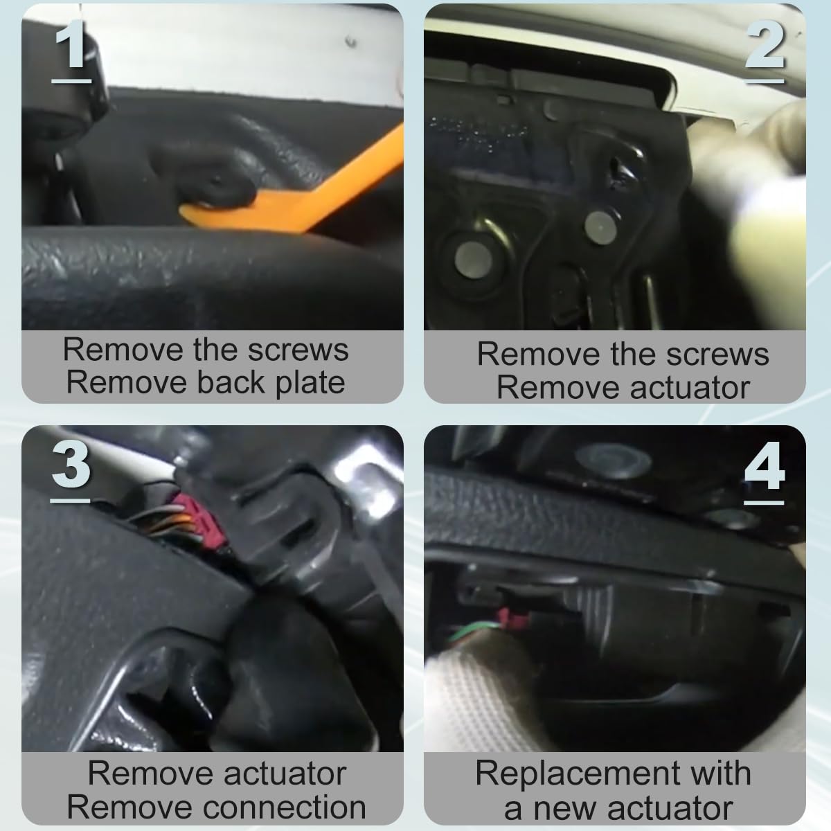 ZAMDOE 51247248075 Serratura del portellone Serratura del Bagagliaio Adatto per BMW 1-Series F20 2010-2015 F20 LCI 2014-2017 F21 2010-2015 F21 LCI 2014-2017 i3 I01 2013-2017 Serratura portellone