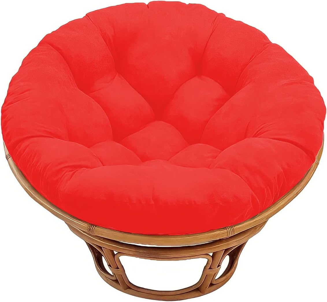 Extra Thick 52" papasan Cushion, Frame not Included (Tangerine Dream Twill)
