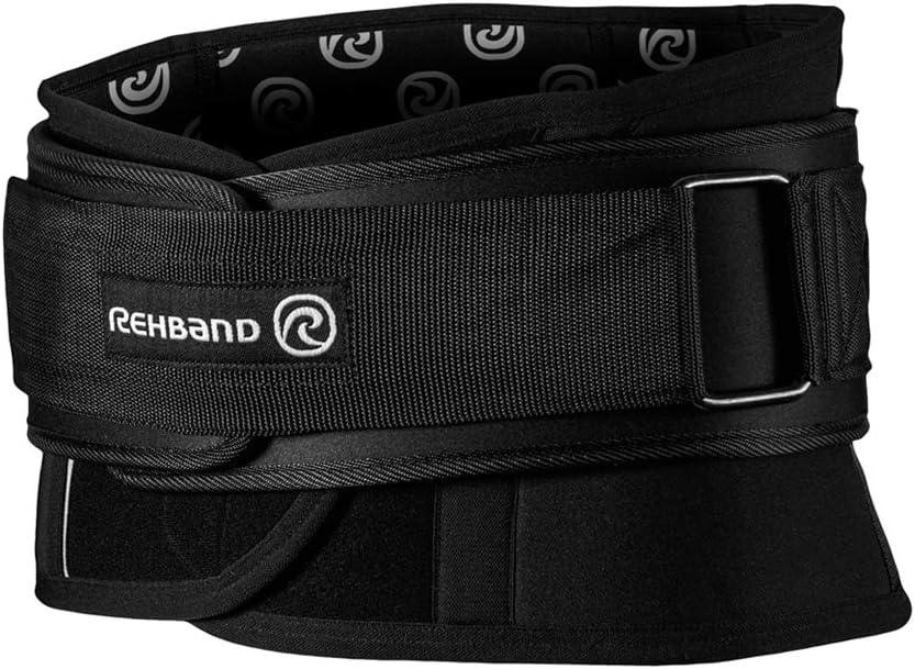 Rehband XRX Back Support Belt Weightlifting Back Support 7mm M (Grey