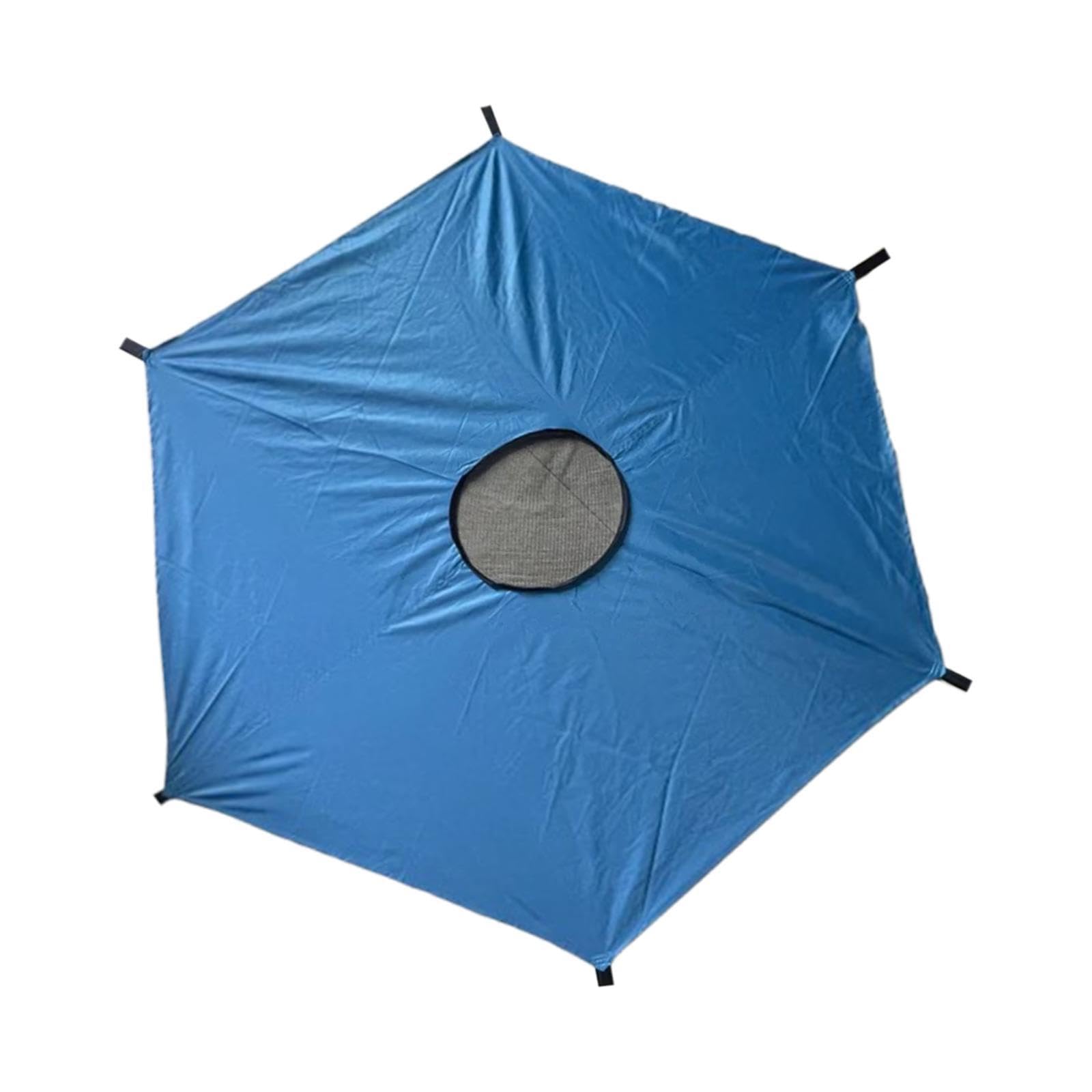 QSTDGVPW Trampoline Shade Cover,Accessories Easy to Install Waterproof Prolong The Service Life of Trampoline Blue, 10 ft