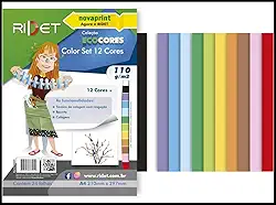 Bloco Para Educacao Artistica Color Set A4 12Cor 110Gr 24Fls Pacote 111551
