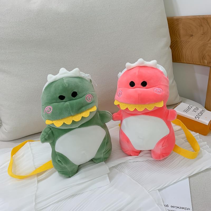 Shoulder Bag Dinosaur Cross Body Small Kawaii Cosplay Anime Women Teenage Cartoon Plush Cute Purse2