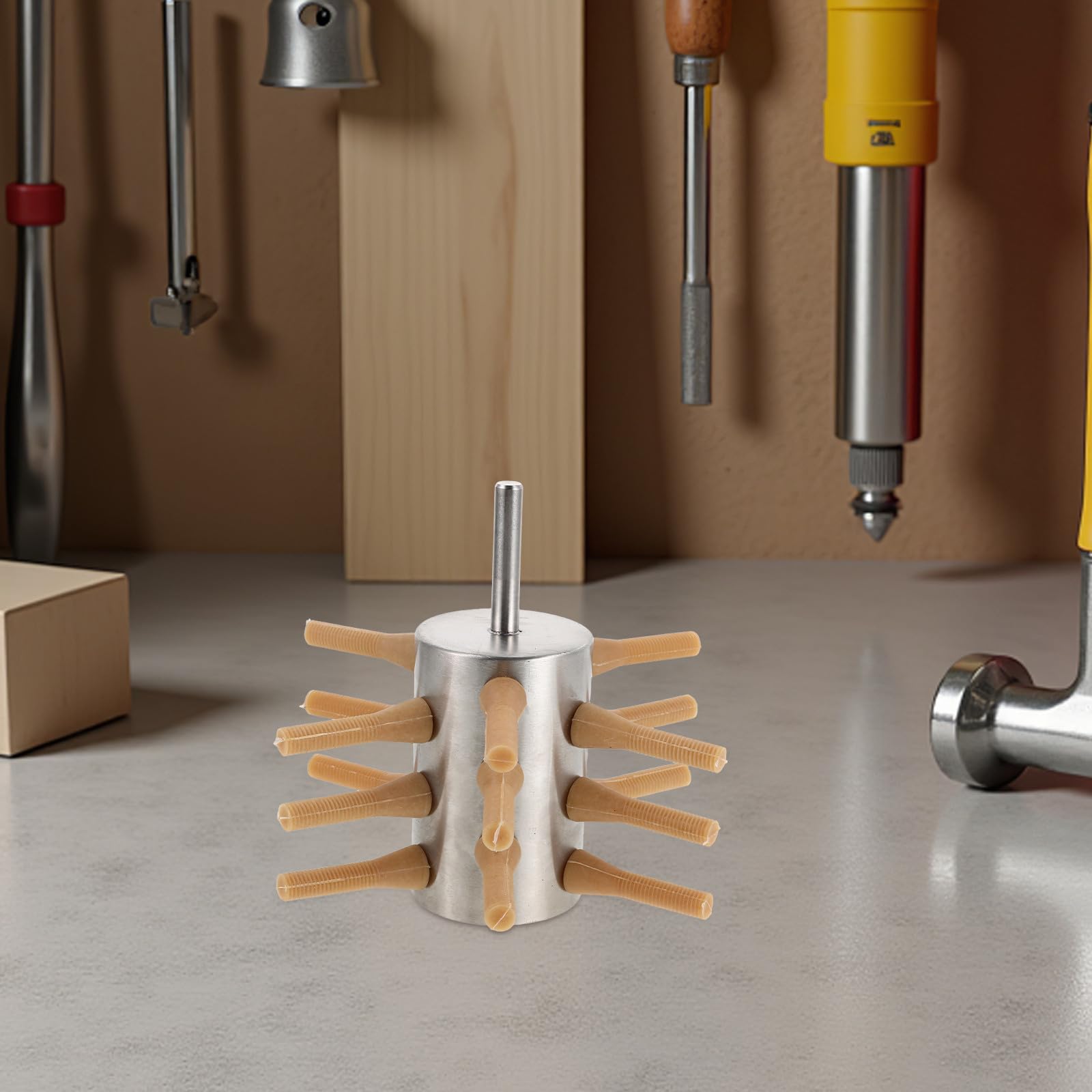 Macchina 18 Dita e Gomma Spiumatrice in Acciaio Inossidabile per Pollame Resistente e Portatile per Anatre e Oche , per Piccole Aziende Agricole