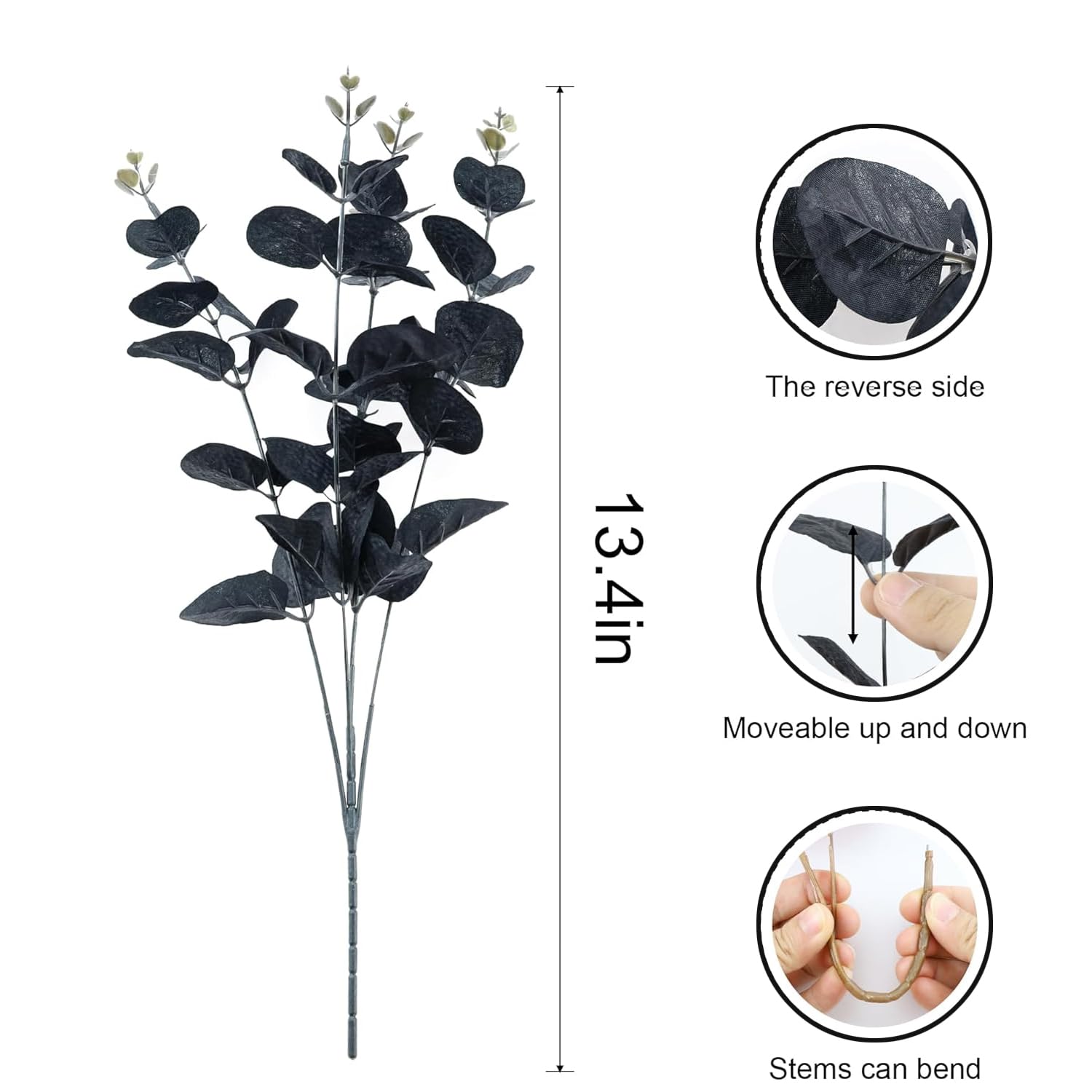 Ompinda Halloween Artificial Eucalyptus Stems - Image 2