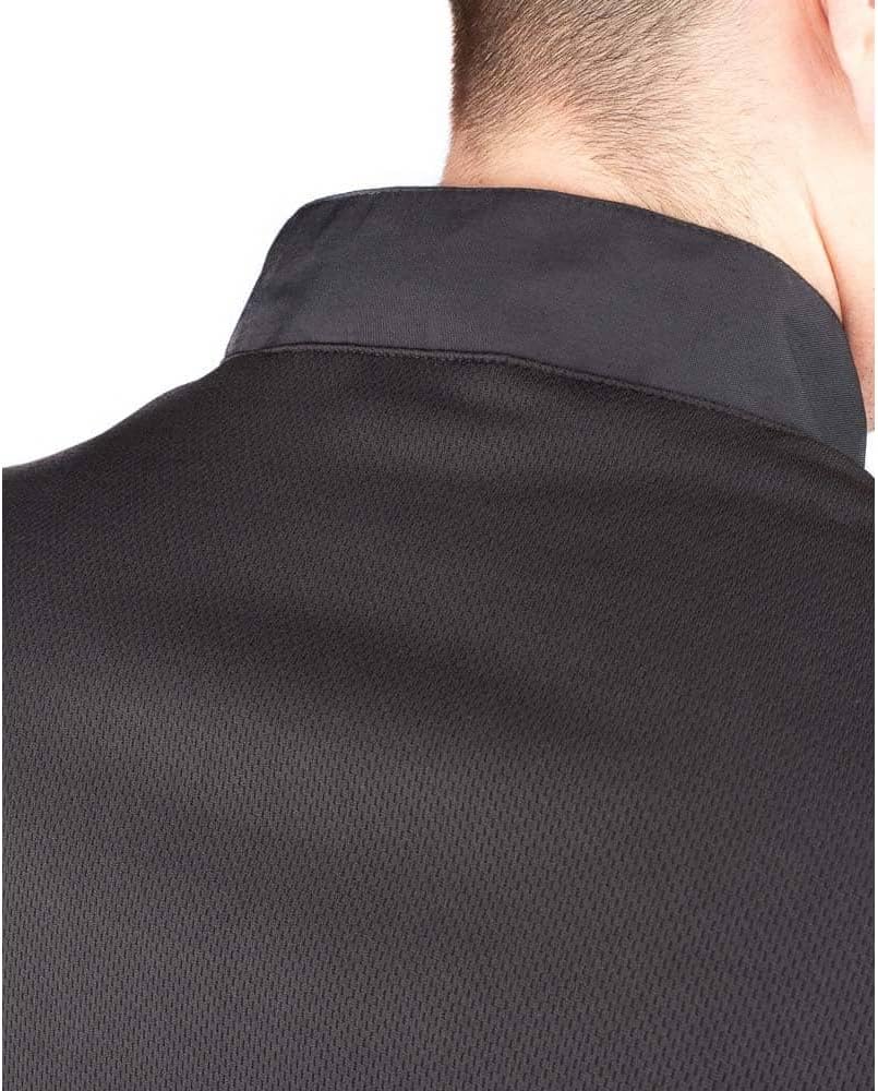KNG Short Sleeve Mesh Back Chef Coat – Vented Chef Jacket for Men and Women