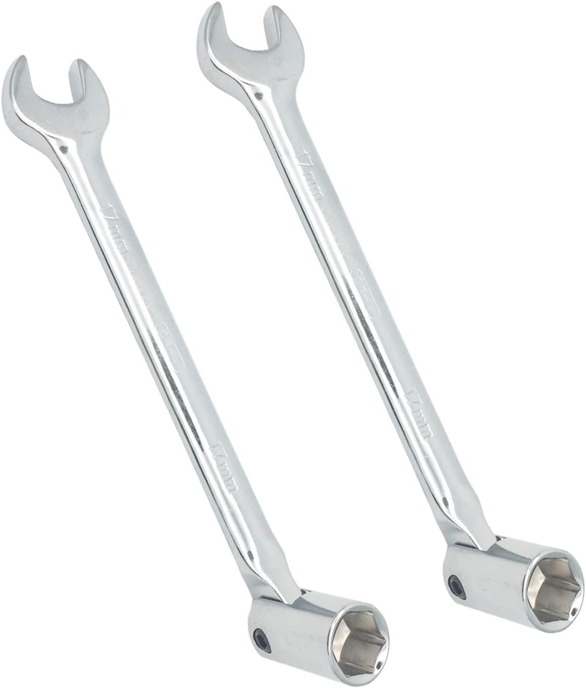 COMOK Metal Double Headed FlexHead Open End Hex Socket End Wrench