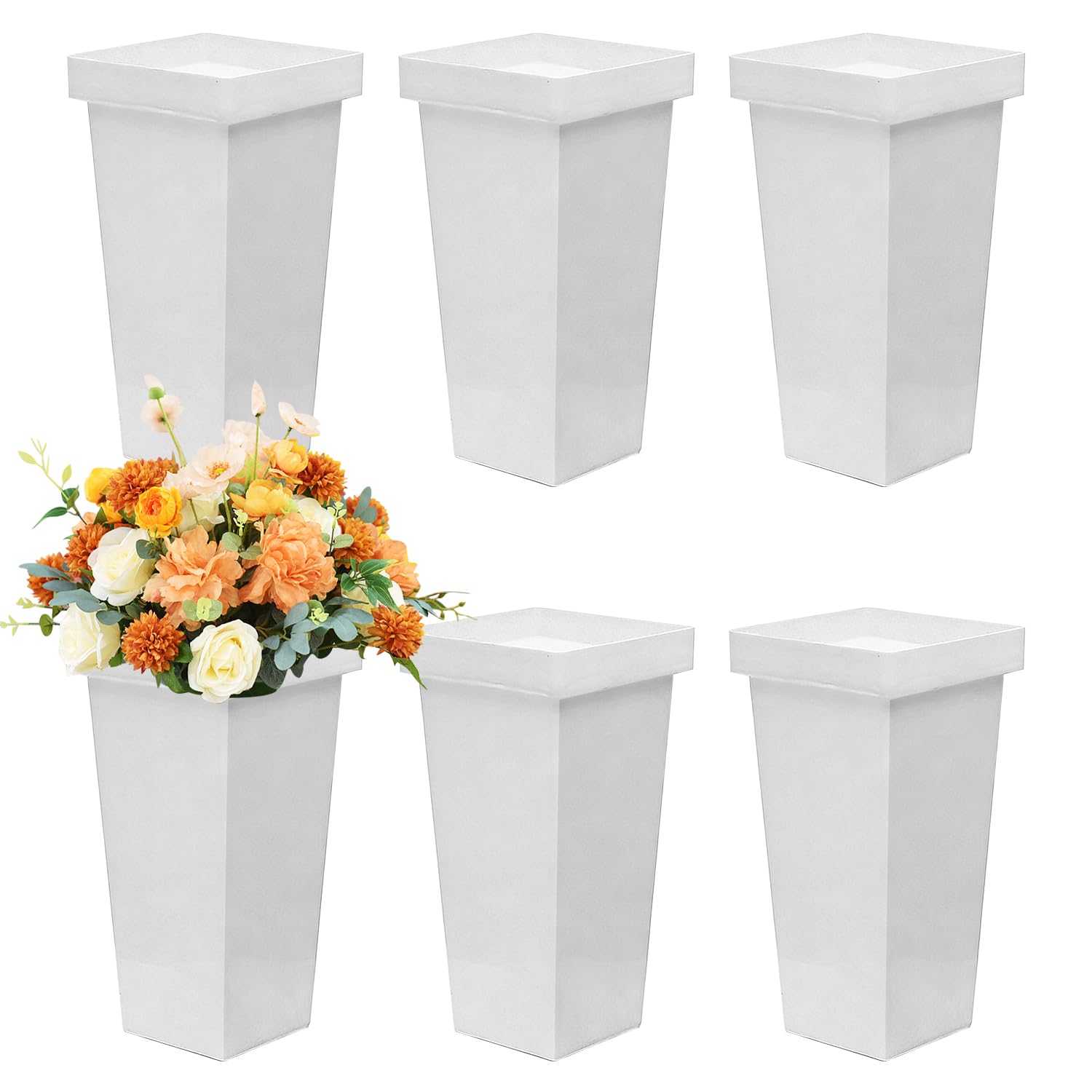 6 x Blumeneimer