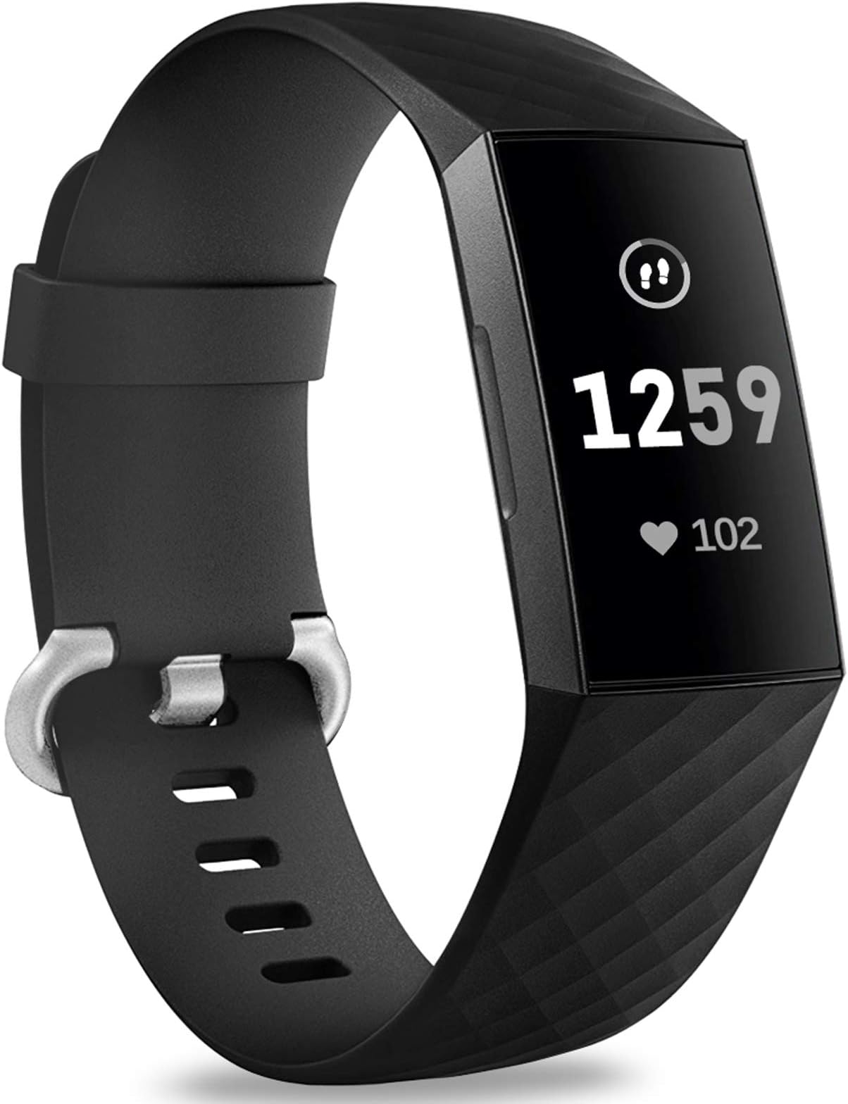 HamileBands Compatible with Fitbit Charge 4 / Fitbit Charge 3 / Fitbit Charge 3 SE, Waterproof Replacement Watch Strap Fitness Sport Band Wristband for Women Men, Large Small