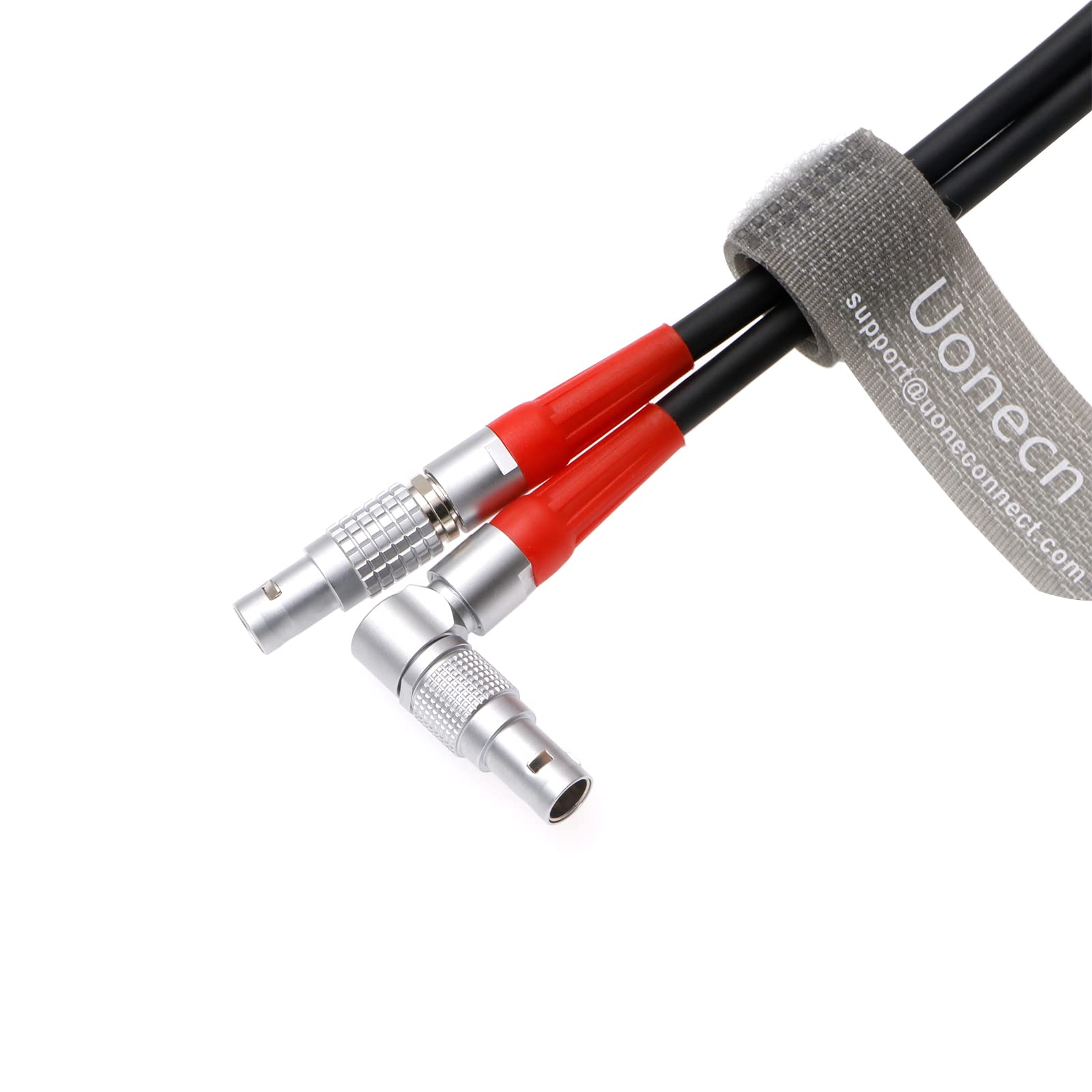 Uonecn LBUS Camera Lens Motor Line Rotate Right Angle 4-Pin Male to Straight 4-Pin Male Cable for ARRI LBUS FIZ MDR Focus CFORCE Lens Motor Cable - Image 4