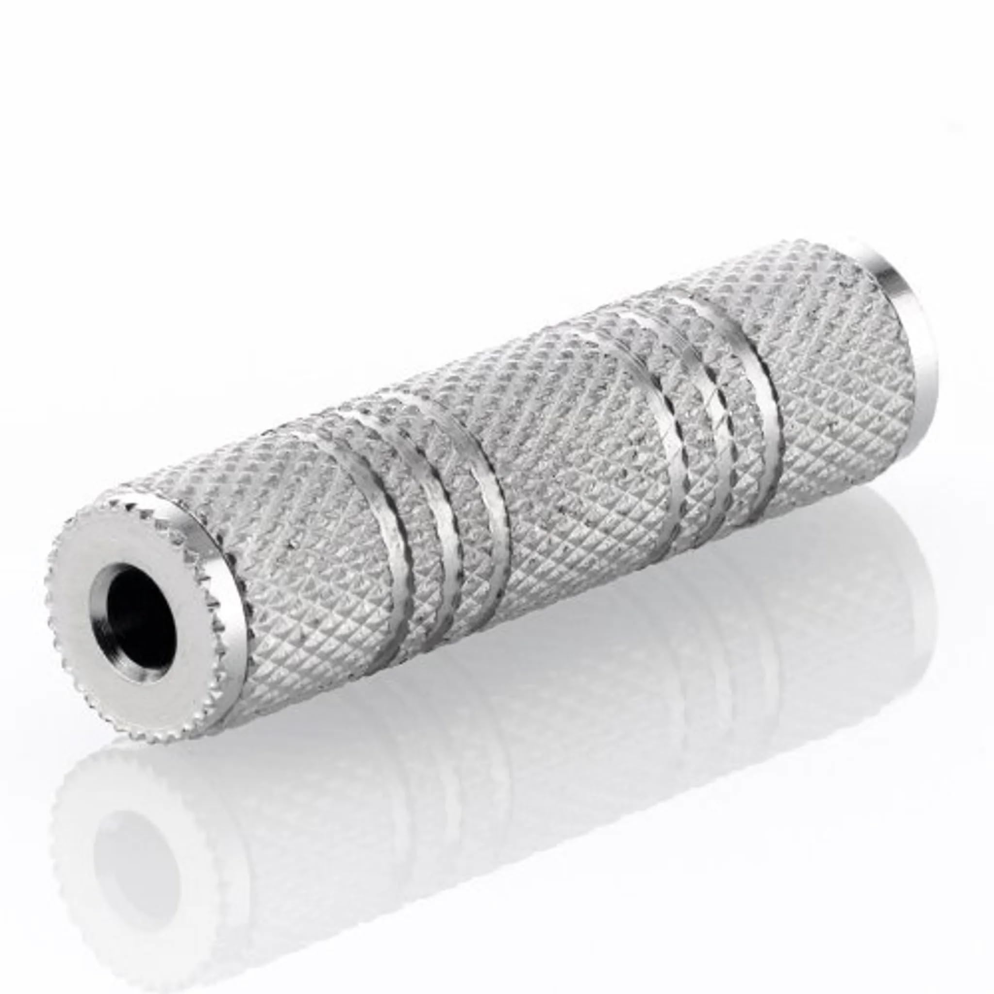 TECHZOCO Adattatore Audio Stereo Giunto Jack 3.5 Femmina a Femmina, Estensore Cavo Auricolari, 3,5 mm to 3,5 mm
