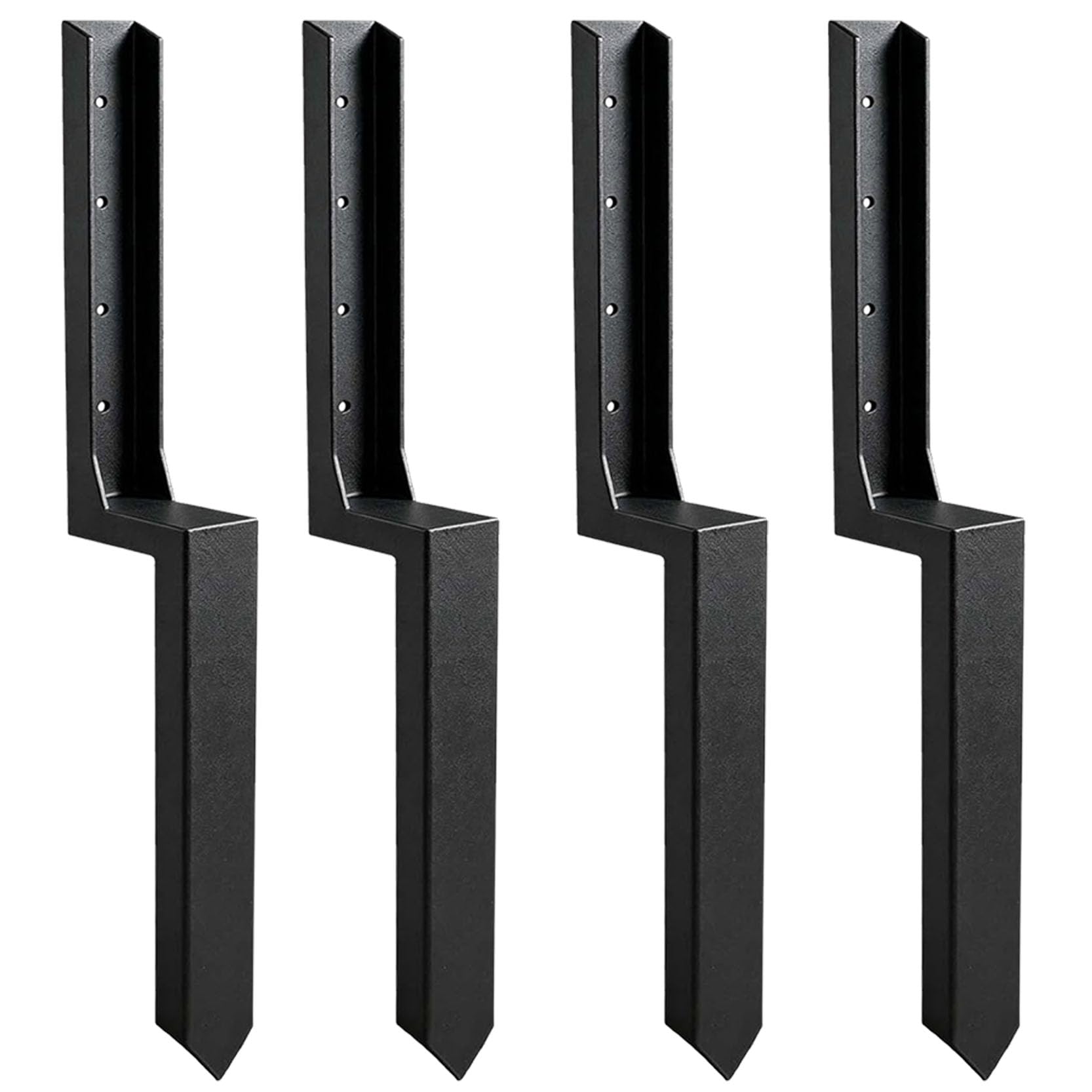 LQSYBHD Fence Post Repair Kit Fence post repair kit Fence post anchor Heavy Duty Fence Posts Repair Stakes for Fix Wooden Broken Posts, Repair Tilted(Size:85x12x5cm,Color:4A)