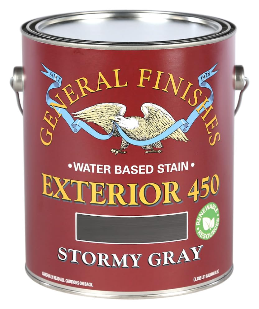 General Finishes Exterior 450 Water Based Wood Stain, 1...