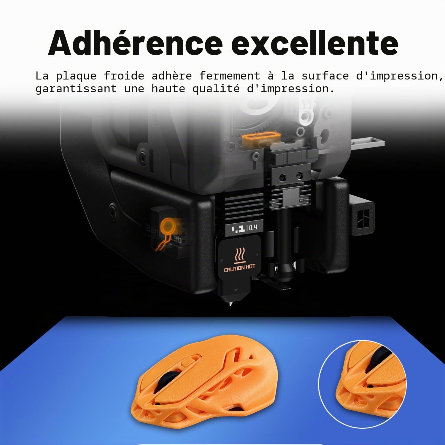 Plaque de refroidissement pour H2C Aucun chauffage Lit froid Plaque froide Plaque de refroidissement double face lisse Plaque de construction Plaque de construction Impression à basse