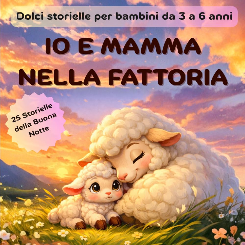 Io e Mamma nella Fattoria: 25 Storielle Dolcissime delle Mamme e dei Cuccioli degli Animali della Fattoria