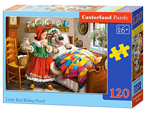 Castorland B13227   Rompecabezas clásico de Caperucita Roja, Juego de 120 Piezas, Multicolor