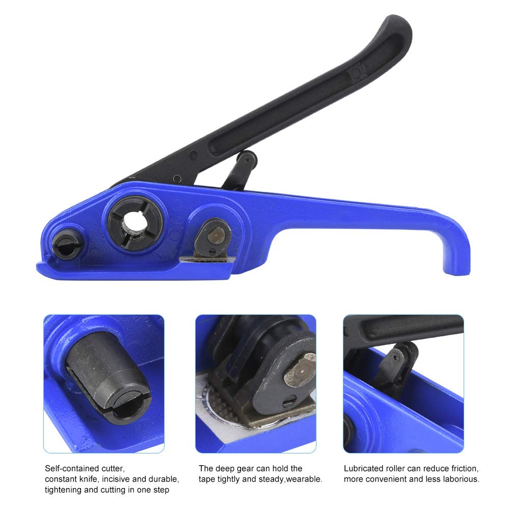Manuelle Umreifungsset, Umreifungsspanner, für 9-19 mm PP, PET, Spanngerät, Ratschenspanner