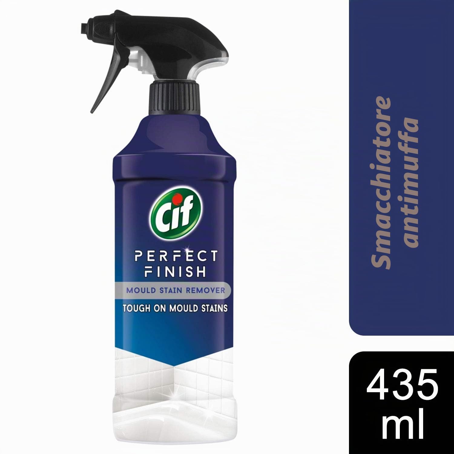 Cif Perfect Finish Kit di pulizia spray, confezione da 4 flaconi spray da 435 ml (1 detergente per forno e grill, 1 anticalcare, 1 detergente per acciaio inossidabile e 1 spray per rimuovere la muffa)