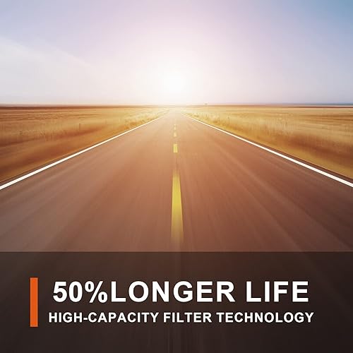 Miniatura 7 de Filtro de aire de motor RT12542, compatible con KICKS 1.6L 2018-2023, VERSA 1.6L 2020-2023, repuesto para 16546-5RB1A, CA12315, WAF10035, WA10908