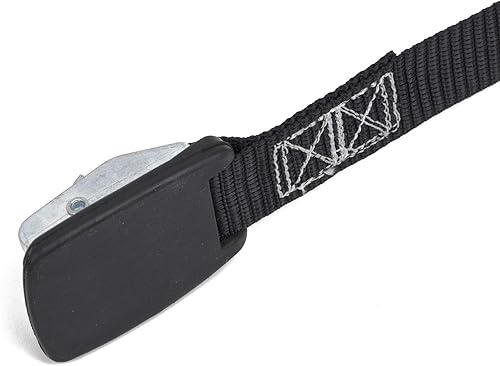 Miniatura 10 de PowerTye Correa de amarre de 1 pulgada x 4 pies con hebilla de leva, fabricada en Estados Unidos, límite de carga de trabajo de 200 libras,