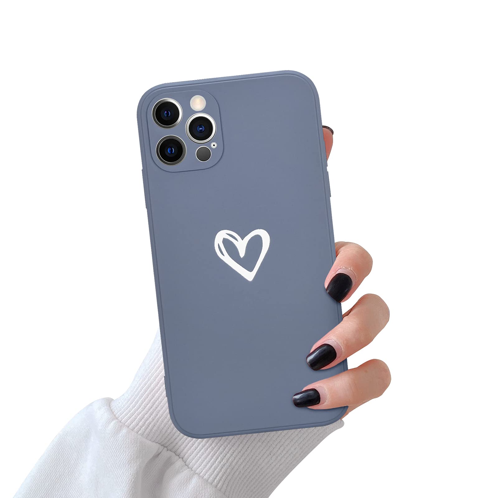 Newseego Morbido TPU Custodia Compatibile per iPhone 7/8 Se, Carino Heart iPhone