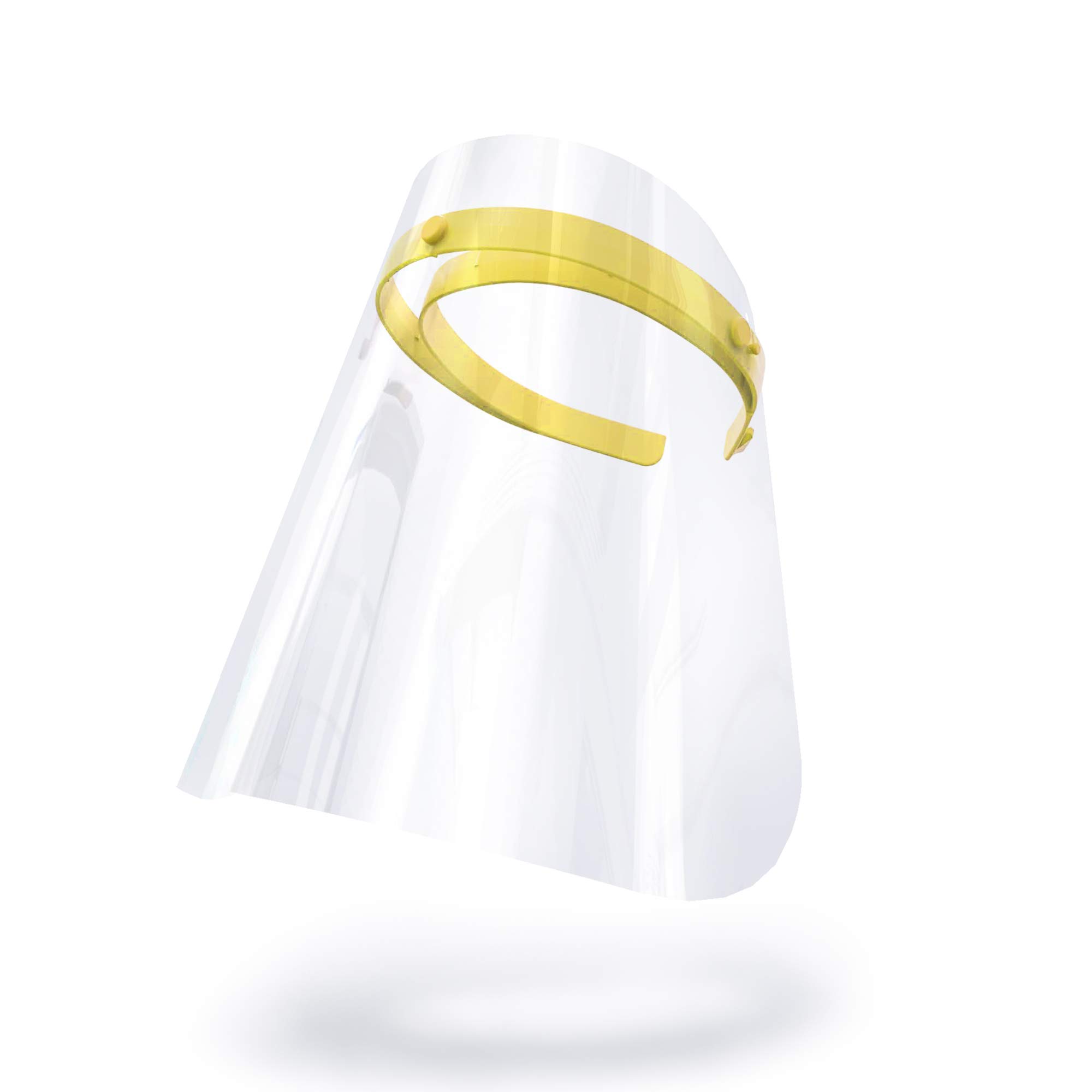 WETShield Water-Clear Face Shield | 1 Full Face Shield | LIGHTLY LEMON