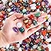 FORBY 3lb Natural Bulk Assorted Tumbled Polished Stones Crystal Set Real Raw Stones for Home Decoration Reiki Gifts Energy Therapy Beginners Size 15 MM