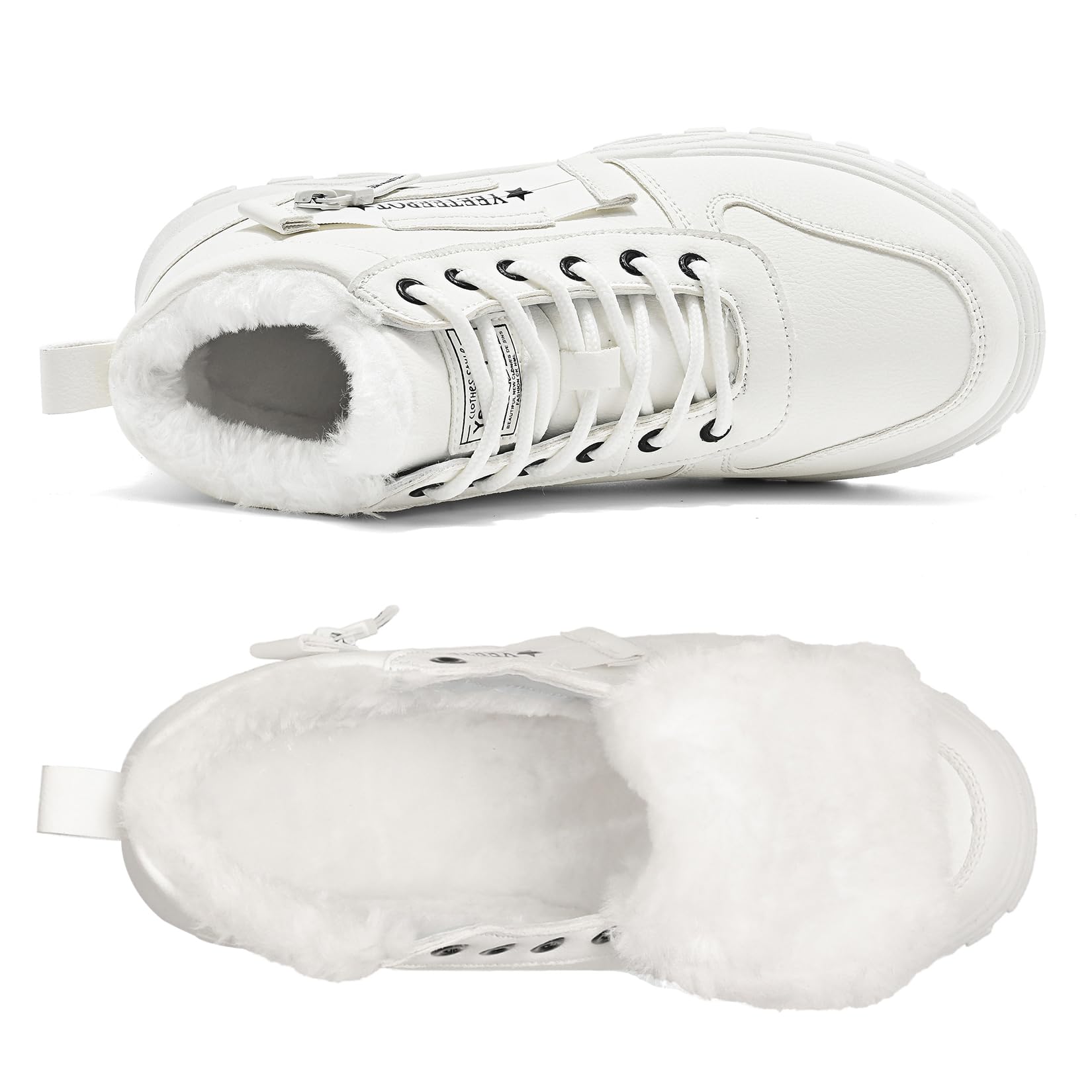 Casual Stivali Donna Invernali Caldo Scarpe Neve Stivaletti | Comode Caldo Outdoor Stivali Moda Camminata Stivaletti Antiscivolo Escursionismo Scarponi