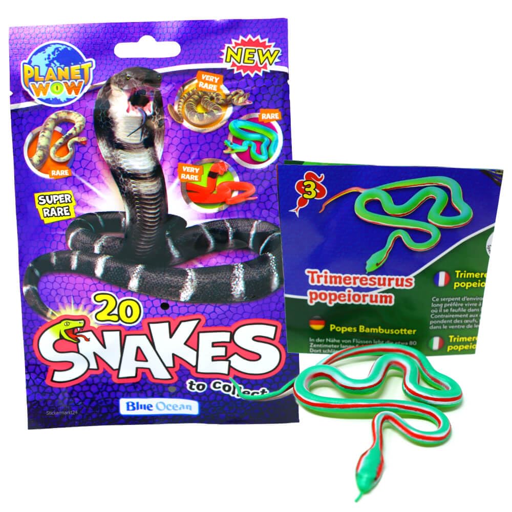 Grabo 44-0WE-P Numero 4 Snake Animaloons confezione singola, lunghezza