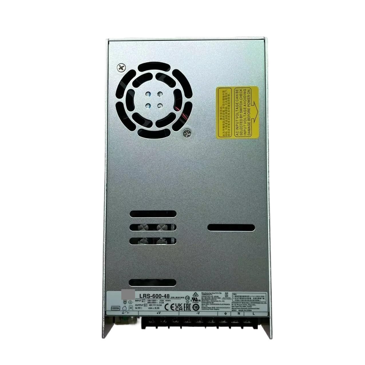 LRS-600-5 bloc alimentation 5V 600W découpage monophasé pour panneau d'affichage LED - 5