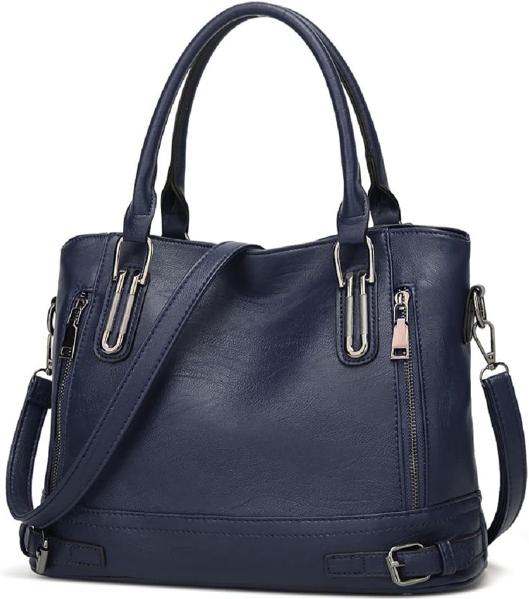 XingChen Women’s Leather Shoulder Handbags Crossbody Bags Hobo Totes Top-Handle Bag Satchel and Purse for Ladies