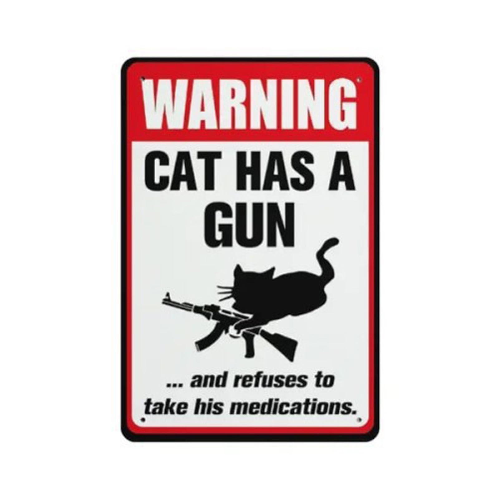 Tsophreniq Unique Iron Animal Warning Decorative Piece Easy Hanging Humorous Home Wall Decoration Perfect for Door Wall Shelves Humorous Home Decoration