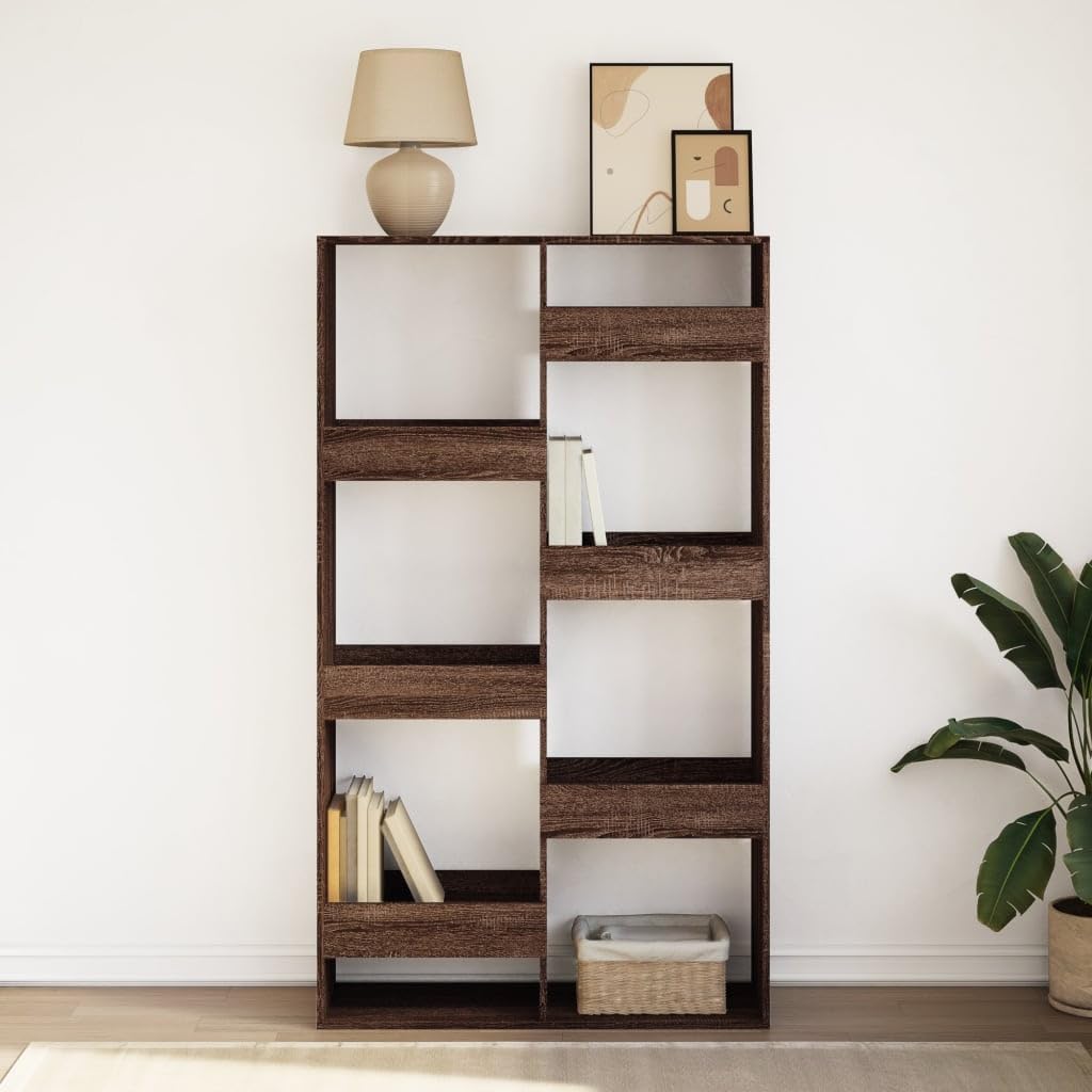 Libreria effetto rovere, 100 x 33 x 175 cm, in legno