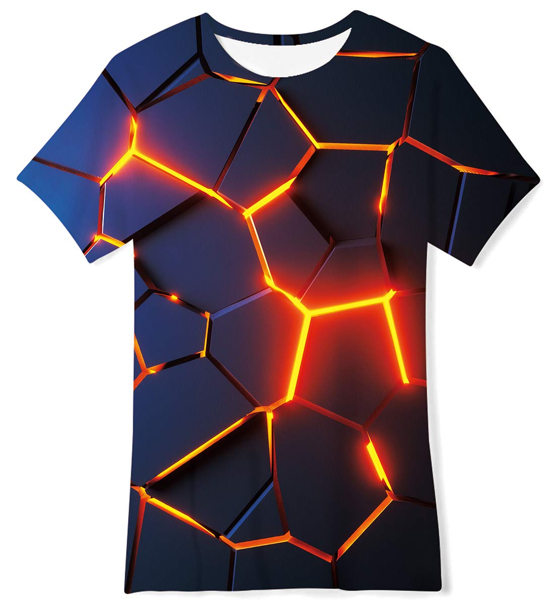 T-Shirt Bambini 3D Colorata Con Manica Corta – Maglia Originale Per Ragazzi E Ragazze Da 6 A 16 Anni, Morbida E Traspirante Per Scuola E Sport