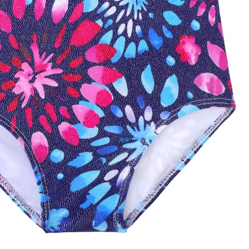 HOZIY Gymnastics Leotards for Girls Unicorn Pink Purple Sparkly Dancewear Activewear Quick Dry