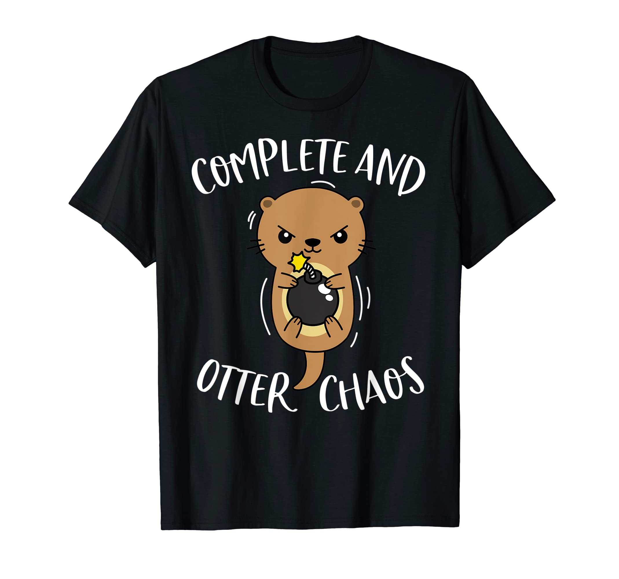 Cute Shirts and MerchComplete and Otter Chaos Funny Cute Sea Otter Pun T-ShirtOEKO-TEX STANDARD 100