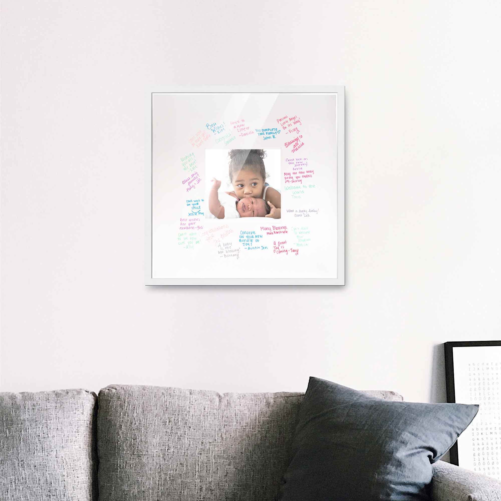 Amazon.com - Poster Palooza 20x20 White Autograph & Signature