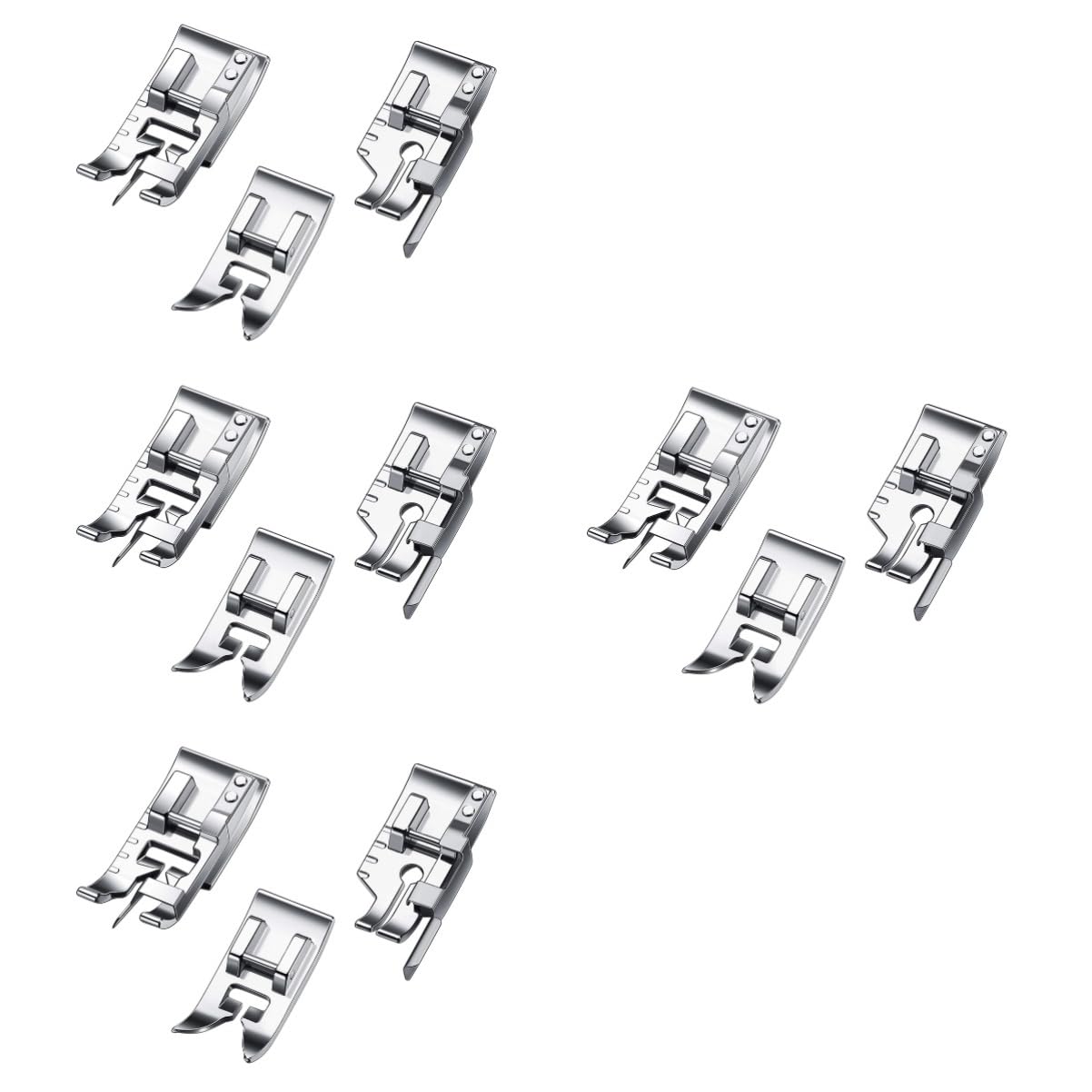 Pieds presseurs universels Lurrose machine à coudre débutant quilting