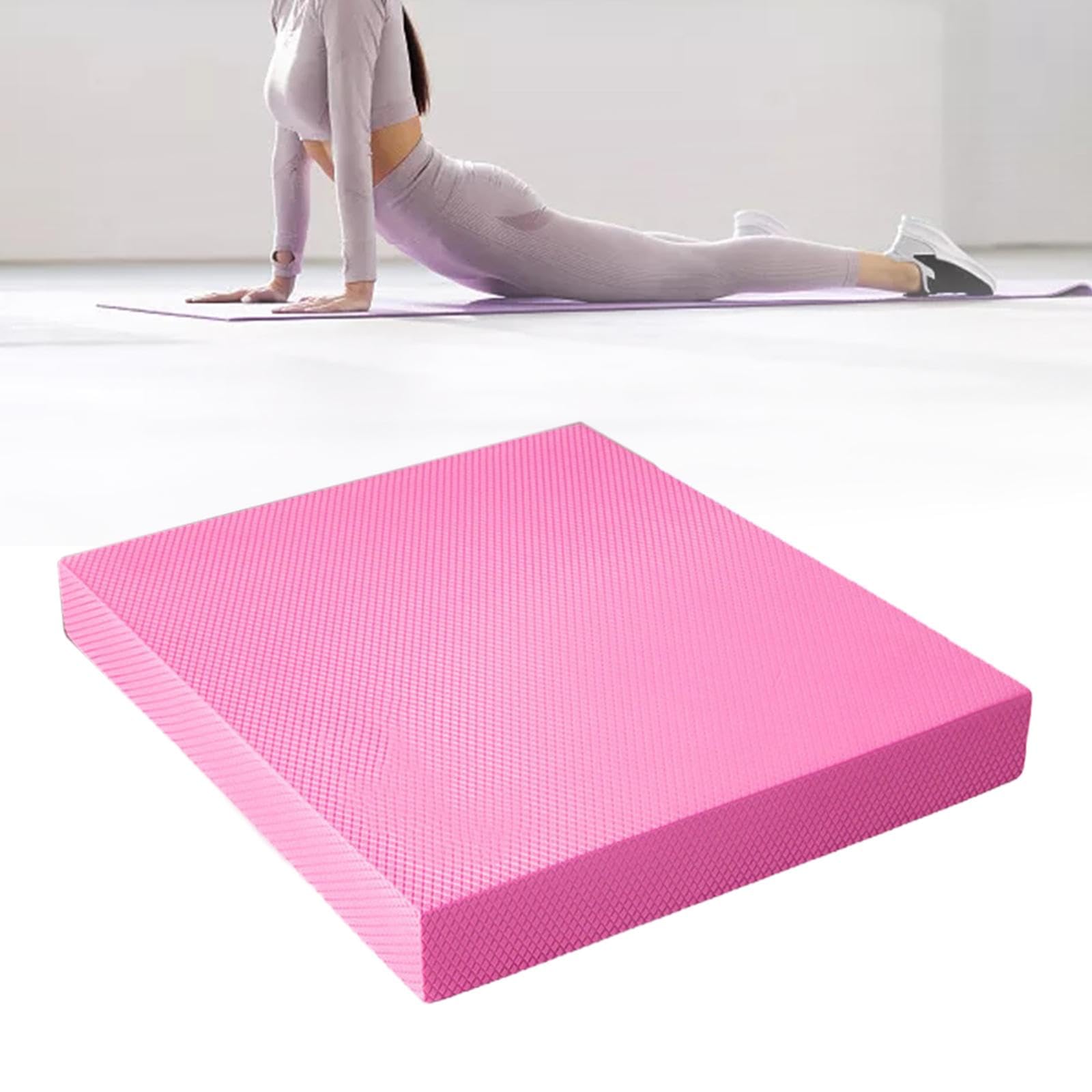 Perfeclan Tapis d'équilibre en Mousse TPE, Tapis de Yoga Portable, imperméable, antidérapant, genouillère, Coussin d'équilibre pour la Gymnastique à Domicile,