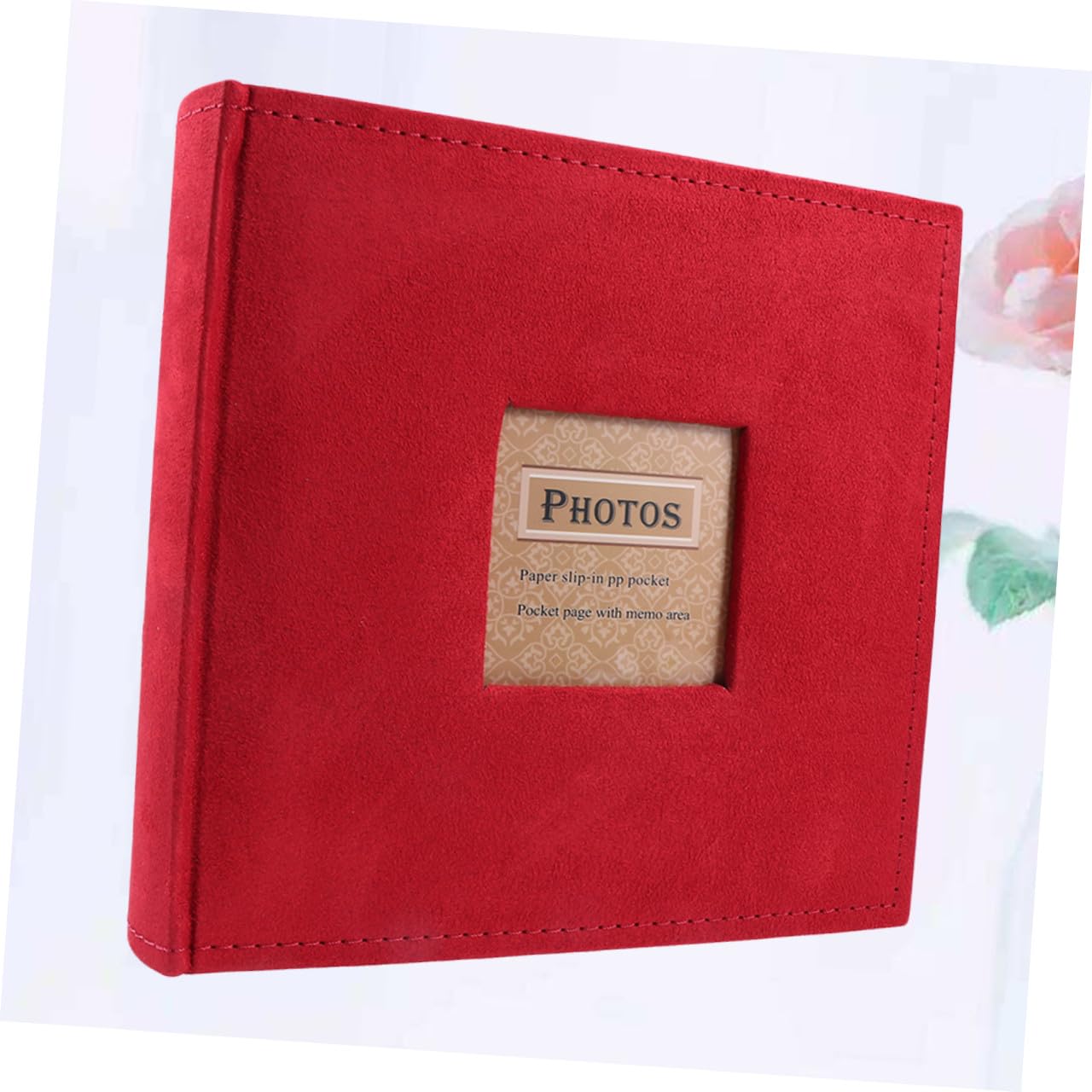 Cabilock Álbum de Fotos para Niños Y Niñas 4r 6 Pulgadas 300 Hojas Rojo para Álbumes de Recortes Infantiles