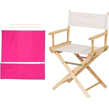 YOKIVE Chair Accessories Set, Chair Canvas Cover Pad Kit with 2 Round Stick, Great for Chair Replacement Rose Red