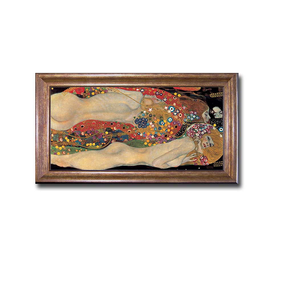 クリムト/海へび　額装　複製画 クリムト/海へび 額装 複製画