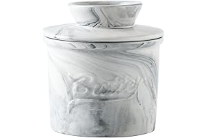 Marble Butter Bell Butter Crock