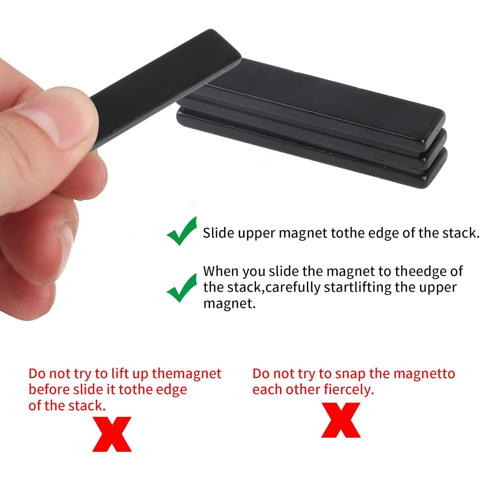 20 Magnetini Al Neodimio Piccoli E Fortissimi - 20x5x3 Mm, Per Frigo, Lavagna, Fai Da Te - Foto 4