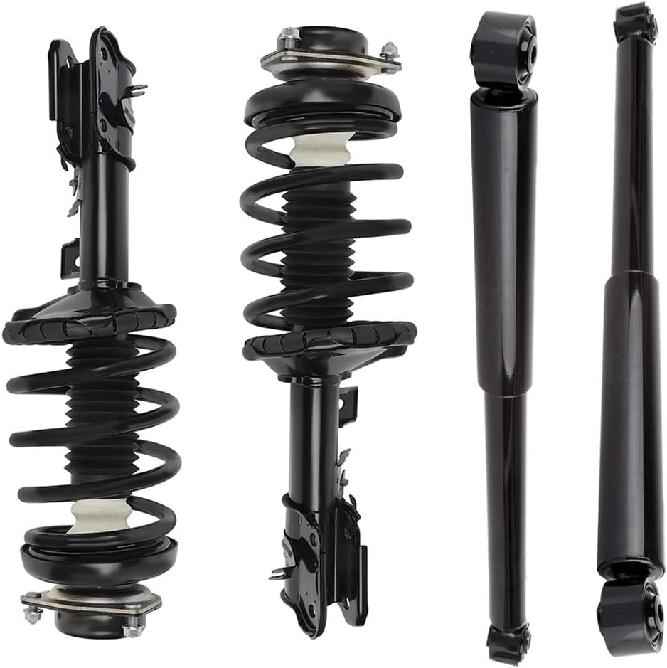 cciyu Complete Struts Shock Absorbers Fits for 2000 2002-2004 for Nissan Pathfinder 171441 171442 343379,37204 Quick Struts Assembly Front Rear Pair Struts